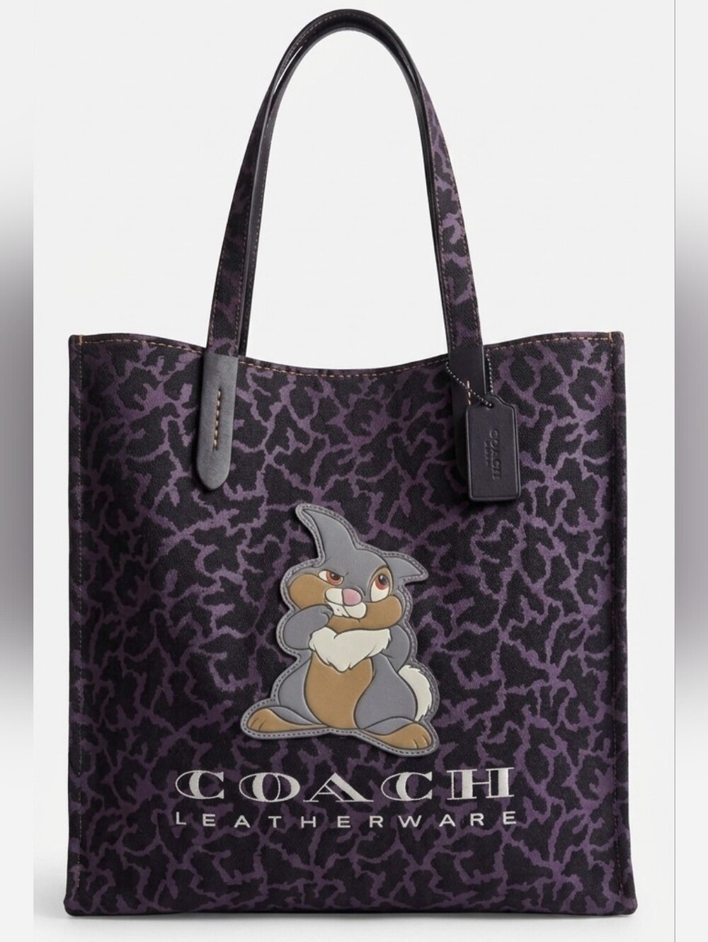 Rare 2018 Disney x Coach Thumper Market Tote 6925 - EUC Collector Grail!